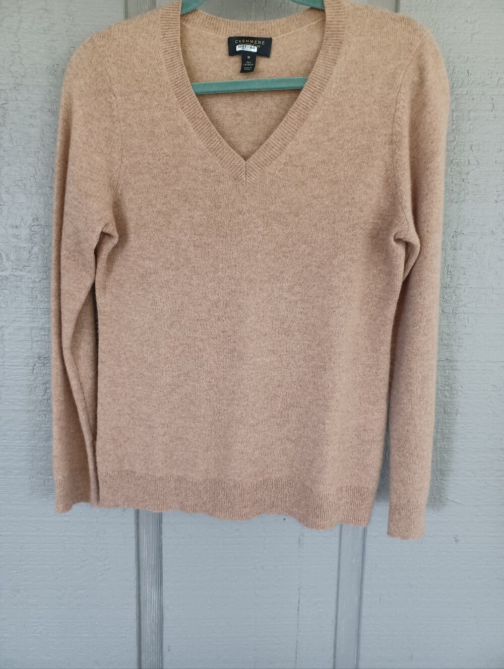 Charter Club Cashmere Sweater Size M Women Preppy Long Sleeve V Neck Pullover - Picture 3 of 11